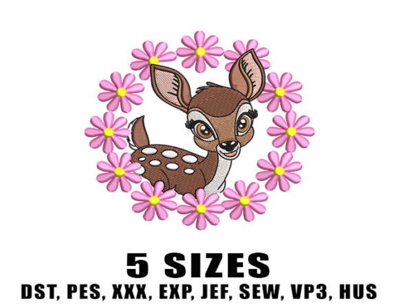 Baby Deer Embroidery Design Review for Merch