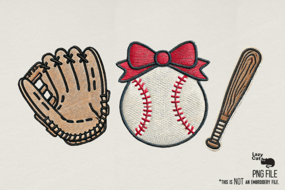 Baseball Minimal Embroidery PNG Clipart Review