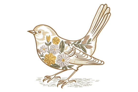 Carolina Wren Floral Embroidery Review
