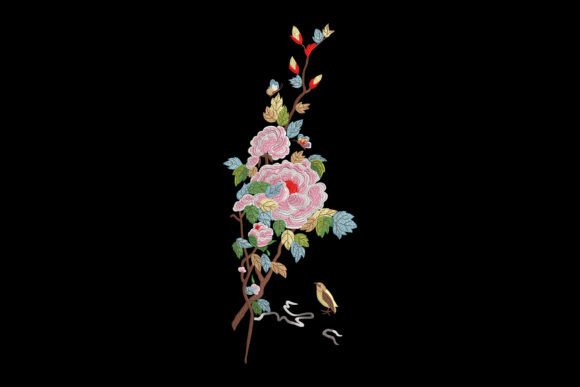 Peonies and Bird Embroidery: A Designer’s Review