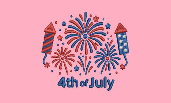 Review: 4 of July Embroidery File for Holiday Sales