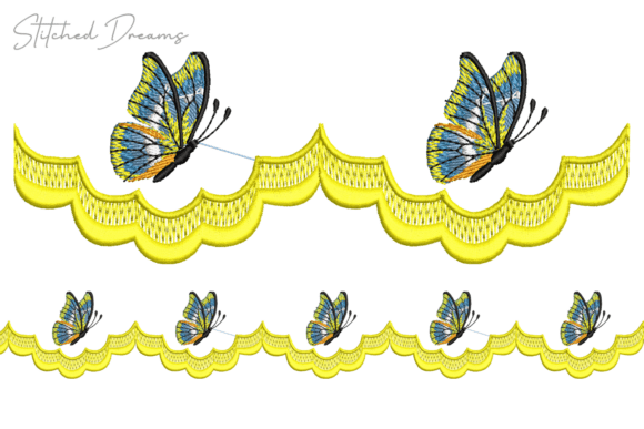 Review: Butterfly Motif Embroidery Border for Holiday Sales