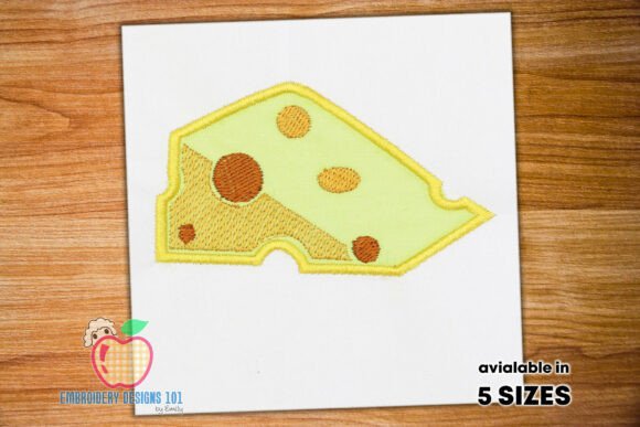 Review: Cartoon Cheese Wedge Applique Embroidery