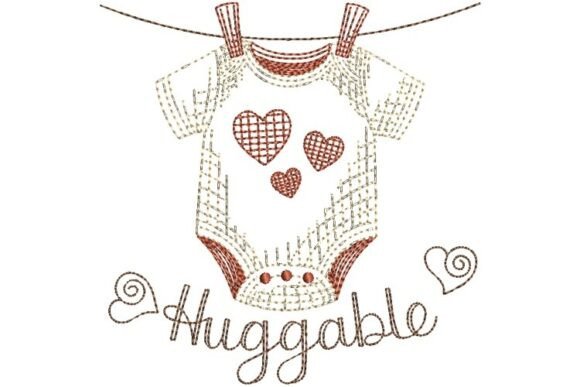 Review: Huggable Baby Onesie Embroidery Design
