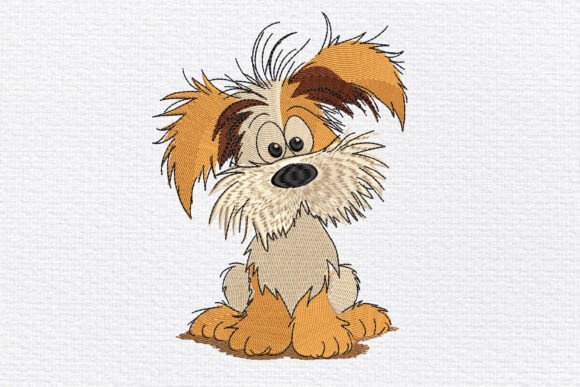 Reviewing Scruffy Dog Embroidery Design for Boutique Apparel