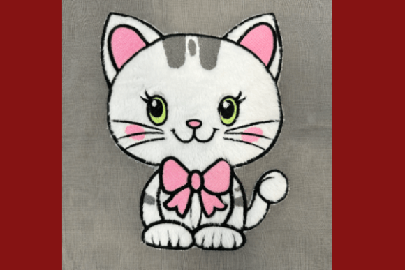 Reviewing the Cute Cat Applique for Machine Embroidery
