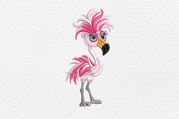 Reviewing the Funky Flamingo Embroidery Design