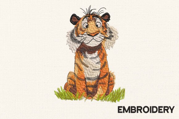 Reviewing the Funny Tiger Embroidery Design