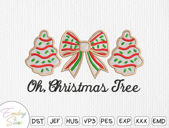 Reviewing the Oh Christmas Tree Embroidery File